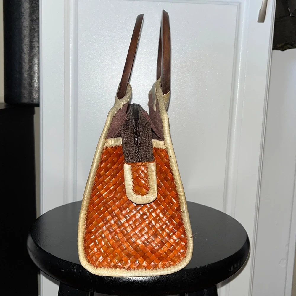 Woven tote bag/purse - Picture 3 of 7